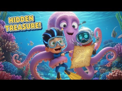 The Hidden Treasure Song! 🏴‍☠️🌊 Deep Sea Adventure | The Best Sing Along Sea Adventure #kidssongs
