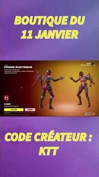 Boutique du 11 janvier 2026 ! 2 nouveaux skins Amari et Bro Coli ! #fortnite #fortniteshorts