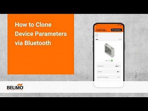 How To: Clone Device Parameters via Bluetooth with Belimo Assistant 2