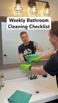 Weekly Bathroom Cleaning Checklist