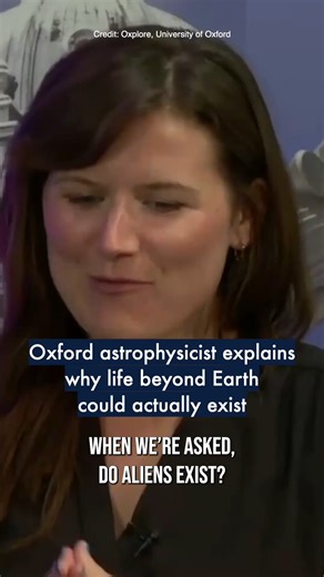 Do aliens actually exist? 👽 Former US President Barack Obama has said that, statistically, in a universe this vast, the odds are good that life exists out there. So what does the science say? Dr Becky Smethurst, Royal Astronomical Society Research Fellow at Oxford Physics, explains - from a scientific perspective - why extraterrestrial life could exist in the universe. 🎬 | Oxplore (First published December, 2021) | University of Oxford