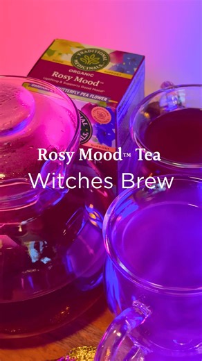 Witches Brew, but make it Rosy 🌸🔮 This Rosy Mood™ Witch’s Brew is the prettiest potion you’ll sip this Halloween. Heart-opening, cozy, and made to share.* ✨ 📜 Recipe: • 1 Rosy Mood™ tea bag • 1 cup hot water • 1/2 oz honey • 1/4 oz lemon juice • Pinch of cinnamon • Rose petals (optional garnish) 🫧 Steep for 10 mins, sweeten, and serve with a little magic. ✨ Link in bio to shop Rosy Mood™. #TeaTok #RosyMood #WitchyVibes #FallMocktail #HalloweenRecipe | Traditional Medicinals