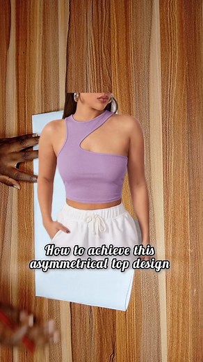 13K views · 250 reactions | watch and learn how to achieve this asymmetrical top design #AsymmetricalStyle #tailoring #StreetwearStyle #howto | Mabel Okolo | Facebook