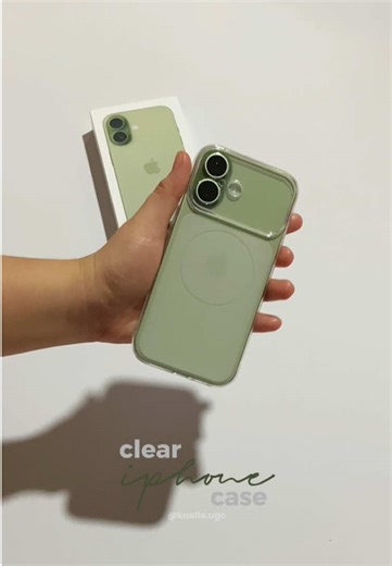 Crystal clear protection for your phone 🍃 #clearcase #cleariphonecase #iphonecase #clearphonecase #iphone17case