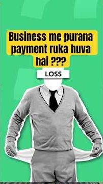Business me purana payment clear nahi ho raha hai ??.#business #payment #collection