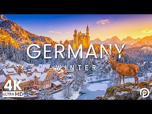 Winter in Germany 4K - Peaceful Nature Relaxation Film with Deep Calming Music