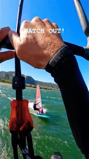 Crazy Kitesurfer Almost CRASHED Into HIS DAD 🤯😱