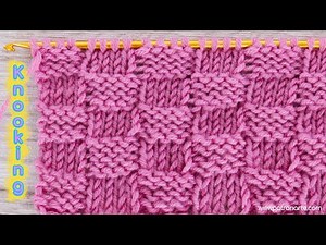 Punto Canasta de Knooking Paso a Paso con Aumentos y Disminuciones Explicados | Tutoriales Knooking