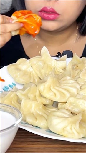 Momo Lover? 😍 Watch This Mukbang! #shorts #ytshorts #momo