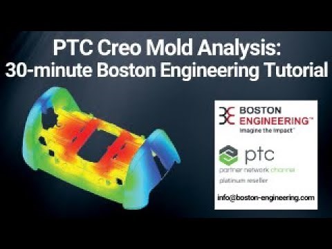 Tutorial: Using PTC Mold Analysis Extension to Simulate Injection Molding of Plastic Parts