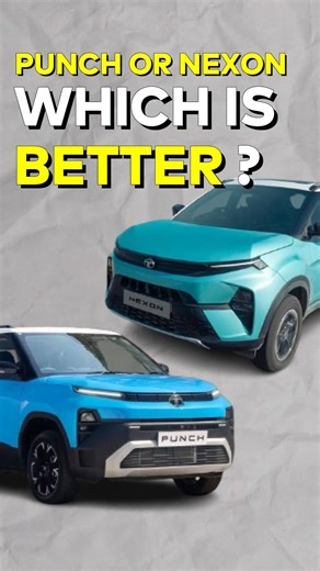 Tata Punch or Nexon, Which is better? #tatamotors #punch #nexon