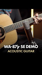 🎧 Headphones on! Hear the ALL-NEW WA-87jr SE capture that classic analog tone on acoustic guitar. Nashville-based engineer & producer Sean Power from @TheHilsonStudio nailed this capture. 👉 Listen for the natural warmth, clarity in the mids, and open top end this mic delivers on acoustic guitar. Built around the same vintage-accurate K87-style capsule found in our flagship WA-87 R2, the WA-87jr SE delivers the same balanced and detailed capture that flatters strings and room tone alike for onl