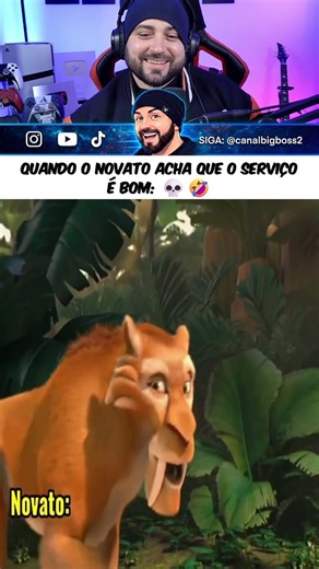 🤣 QUANDO O NOVATO ACHA que o serviço é bom e o veterano só observa