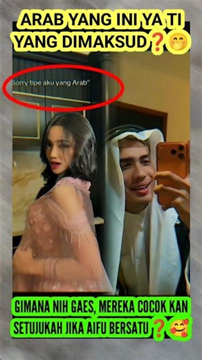 ISI CAPTION TUAI KECURIGAAN❓FUJI DAN AISAR COSPLAY JADI PASANGAN ARAB‼️#fujian #aisarkhaled #viral