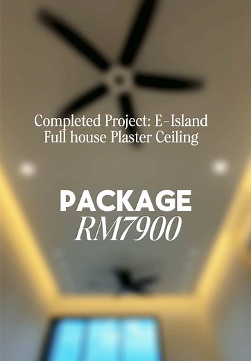 E-Island Plaster Ceiling Package for Full House