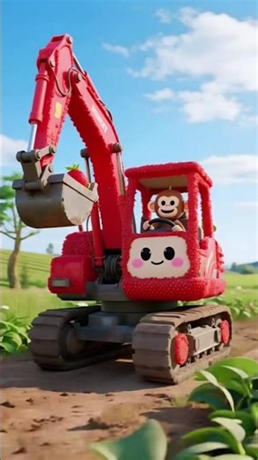 Kids Animation Shorts 😍 | fruit and truck 🥕🚛 | Learning Video | #shorts #kids