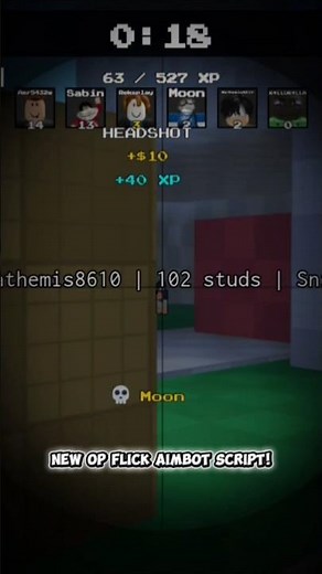 Aimbot So OP I One-Shot Everyone 😭🔥 | Flick Op Script #flick #roblox #robloxscript #robloxviral