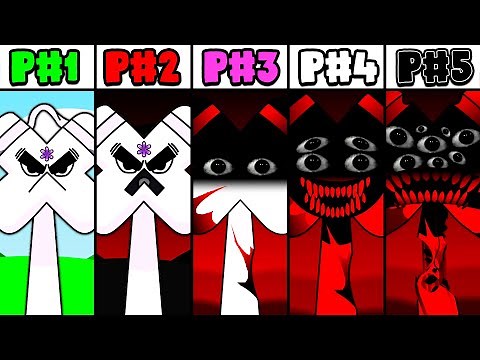 All Phases in New Incredibox Sprunki OC of X (from Alphabet Lore): From Phase 1 to Phase 5