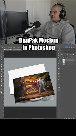 How to create a Digipak Mockup in Photoshop. I'm using Photoshop version 2024. And the tablet I'm using is a Wacom Intuos 4 Medium. #PhotoshopTutorial #PhotoshopEdit #PhotoshopTips | Noyse