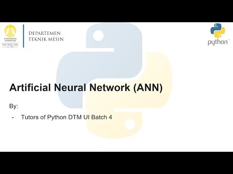 Artificial neural network (ANN) menggunakan Python [Dilengkapi Code dan Cara]