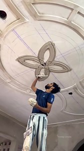 48K views · 455 reactions | Cement Ceiling flower moulding Design Colours panting ideas Cement sand mixed roof flower Design ideas #ceilingfan #ceiling #popdesign #ceiling #ceilingdesign | Sandy Sahay and pop design. | Facebook