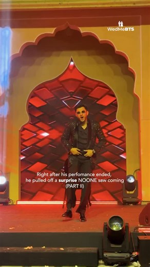 TBOI Ventures LLP on Instagram: "This groom didn’t just surprise his bride — he owned the stage. Confidence, love, and a performance worth replaying, beautifully captured by @wedmebts.⚡✨ Reel by @wedmebts for @dminlove__ 👰‍♀️ @the_manisha_banka 🤵 @ddishant_ Groom’s Outfit @qbikofficial Bride’s Outfit @seemagujraldesign MUA @ishanisbridalartistry Wedding Planner @balajiaffairs . . . . [groom, surprise, surprise dance, dance performance, groom dance, sangeet, bride, brides of india, the brides o