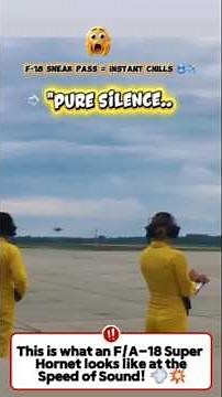 Fighter Jet Reaches Sonic Boom Speed in Seconds #military #jets