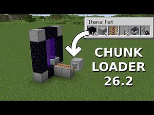 Minecraft Chunk Loader 26.2 Tutorial | Easy & Automatic Chunk Loader