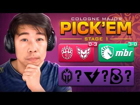 IEM Cologne Major 2026 Pick’Em - Stage 1 Predictions & Upsets
