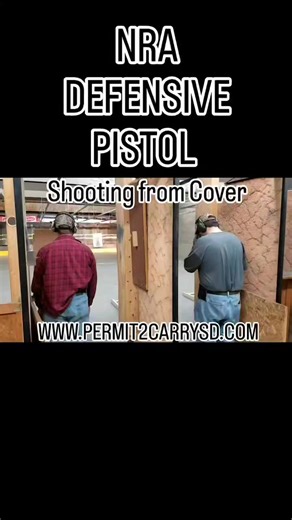 NRA DEFENSIVE PISTOL Course Description: This course is conducted as a NRA Defensive Pistol Class. This course will focus on the techniques needed to develop a defensive mindset. The goal of the course will be to develop the knowledge, skills, and attitude nec-essary to carry and use a concealed pistol ethically, responsibly, and with confidence. Students will receive the NRA Guide to the Basics of Personal Protection Outside The Home handbook, NRA Gun Safety Rules bro-chure and successful stude