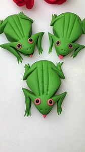 clay frog making tutorial 🐸🐸 #handmade #diy #clay #crafting Like, Follow & Share for clay crafts!” Show your love by ❤️ following & sharing this Post💕 | ইচ্ছে পূরণ