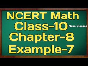 Example 7 Chapter 8 (Trigonometry) Class 10th Math