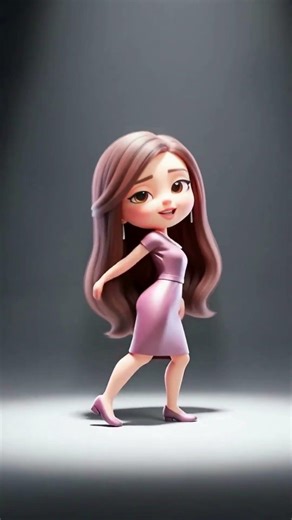Chibi Knows How to Dance to Main Bawli Hu Teri Tu Jaan Hai na Meri 🎶 #shorts #animation #cute