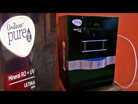Unilever Pureit Ultima Mineral RO+UV | Pureit Smart Water Purifier Installation | How it works