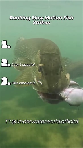 Slow Motion Fish Strikes #shorts #fishing #fish