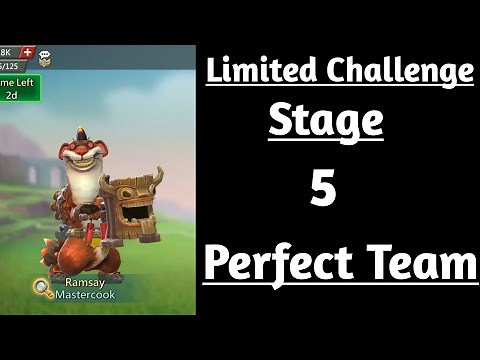Lords Mobile Limited Challenge Crazy Chef Stage 5|Mastercook Limited Challenge Stage 5