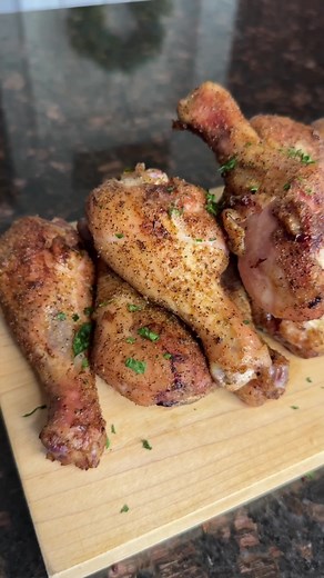 Chicken Drums 🍗 - Season your drums with @Meat Church Blanco - Cook on Traeger at 200*F for 2 hours or about 150*F Internal. - Crank Traeger to 400*F and rotate drums until they crisp up to your liking or 185*F internal. - Enjoy! #drumsticks #chicken #chickenlegs #smokedchicken #bbq #grilling #traeger #meatchurch #dinner #recipe