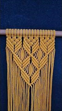 #macrametutorial #macrame #handmade #knot #tutorial #diymacrametutorial #weaving #wallhanging #diy