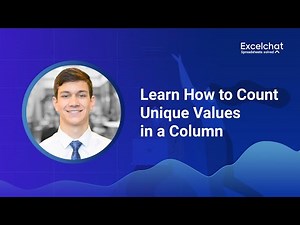 Learn How to Count Unique Values in a Column