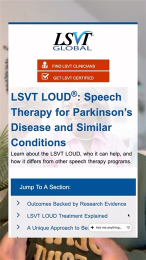 What is the #LSVTLOUD program, who is it for, and is it covered by #insurance ? #LSVT LOUD is an evidence-based speech therapy program designed to improve voice and speech for individuals with #Parkinsons disease and other neurological conditions #adultspeechtherapy | Health and Speech PLLC