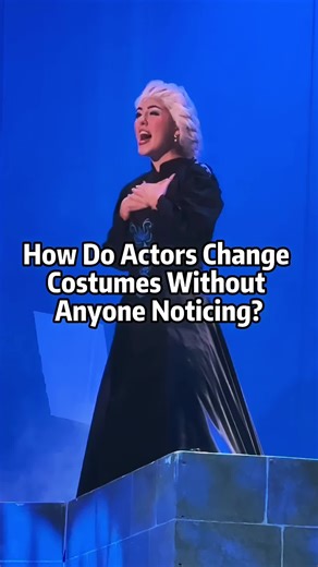 Do you know how the “instant costume changes” in musicals are actually done?#musical #broadway #frozen