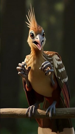 Hoatzin Stinkbird – How Its Chick’s Hand-Like Claws Help It Climb! 🐦🖐️ || Snap Fauna