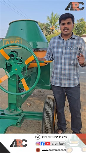 ARC Engineering Industries on Instagram: "Stop Hand-Mixing and Start Scaling Your Site! 👷‍♂️ Are you still relying on manual labor for your concrete work? If you have more than 5 people on your site, efficiency is the name of the game. Meet the ARC 7/5 CFT Machine—the industry-favorite "3/4 bag mixer." Whether you’re handling small concrete repairs, detailed plastering, or pouring a full roof, this machine is built to handle the grind. We don't cut corners on quality because we control the proc