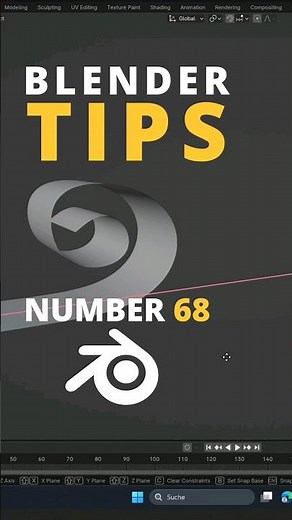 Blender Tip 68 Paper Roll Effect ✔️ #blender #blender3d #blendertutorial #tutorial