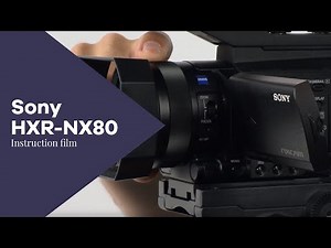 Manual filming with the Sony HXR-NX80
