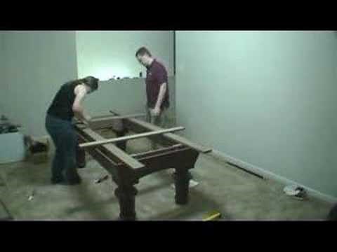 Building a Pool Table in Time Lapse