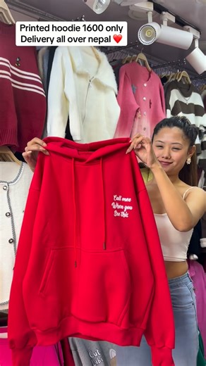 Printed hoodie 1600 only ✅✅ #hoodie #printedhoodies #foryou #foryoupage #deliveryallovernepal🇳🇵 @queenshopnepal | QueenShop Nepal