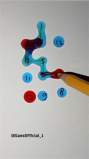 Fun Colors Water drop 🔵🔴 #art #shorts