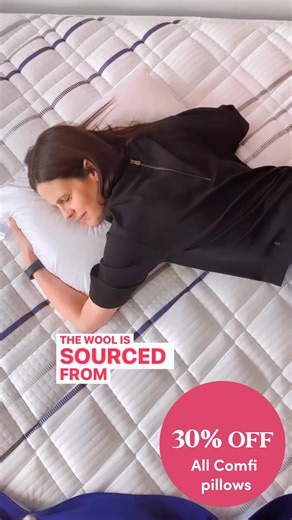 😴 Wish you could sleep on comfi pillows like this? 😴 Get in early Black Friday Sale - 30% Off All Pillows 🔥 We have done the hard work for you and selected only the pillows we choose to sleep with. Whether you prefer Soft, Medium, or Firm Pillow feels: Choose from ... ✔️ All Wool pillow ✔️ All Natural Latex pillow ✔️ Wool Silk Fusion Gel pillow ✔️ Down Alternative pillow ✅ Fast Delivery nationwide ✅ NZ Made ✅ 5 Star Reviews ✅ Product Warranties 🐑 So say goodbye to sleepless nights and hello 