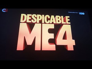 Despicable me 4 intro HBO (without saturday night premiere osb)